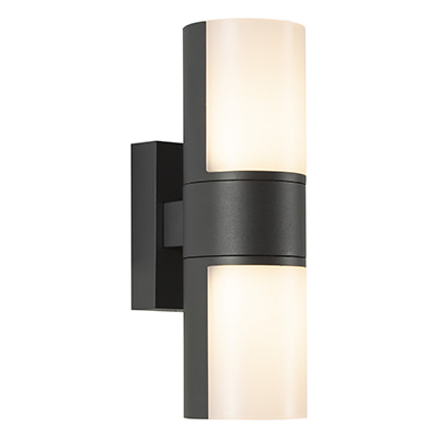 Cyra Outdoor Up & Down Wall Light Grey LED