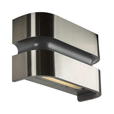 Maya Outdoor Up & Down Wall Light Grey LED 13W 3000K