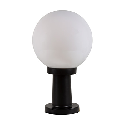 Cologne Outdoor 200mm Opal Bowl Fitting Pillar Mount