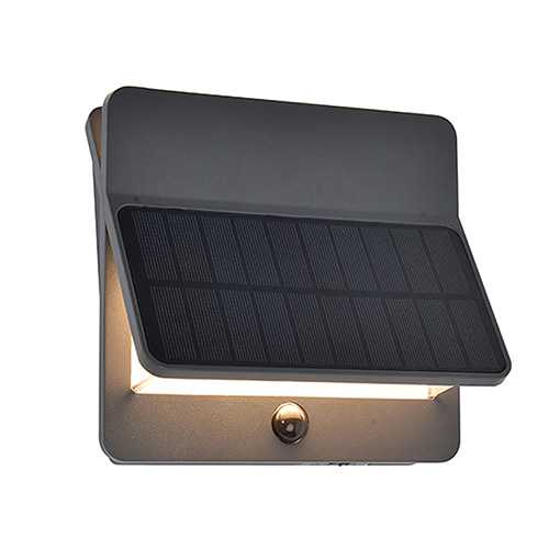 Aleta 2LT Solar Wall Light with PIR LED 12.6W