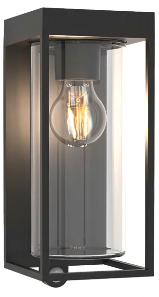 Flair Solar Wall Light Black PIR LED 2W, view 2