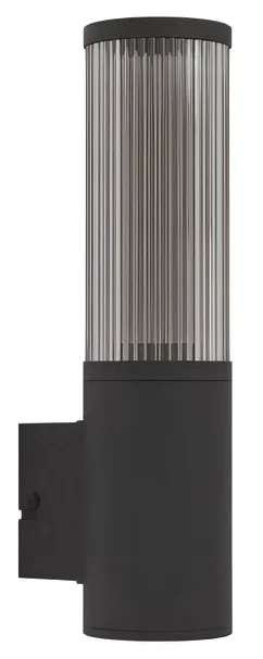 Salle Outdoor Wall Light Black E27, view 2