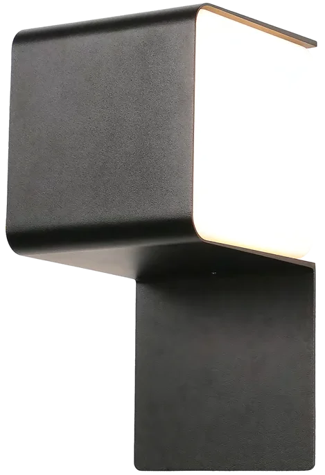Quest Outdoor Wall Light Black LED 12W, view 2