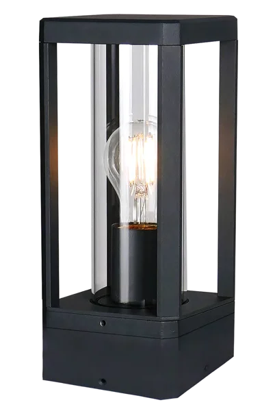 Bhok Ali Square Outdoor Post Top Clear Glass LED, view 2