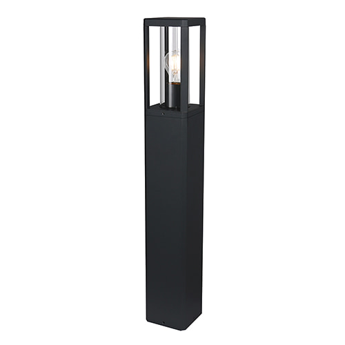 Bhok Ali Square Outdoor Bollard Clear Glass LED