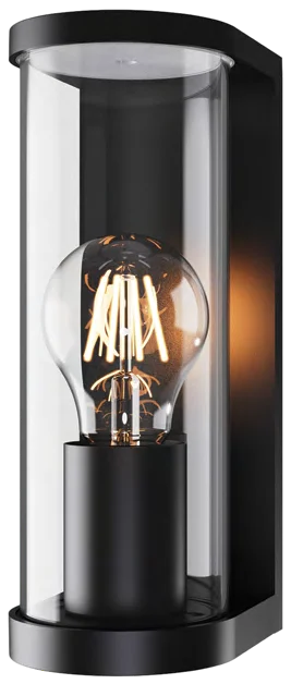 Tube Outdoor Wall Light Black LED, view 2