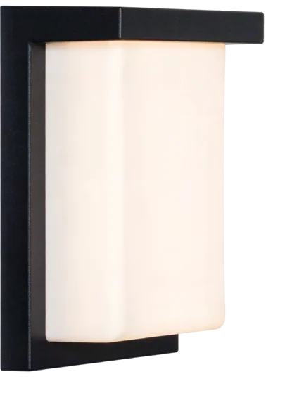 Lone Outdoor Wall Light Black LED 12W, view 2