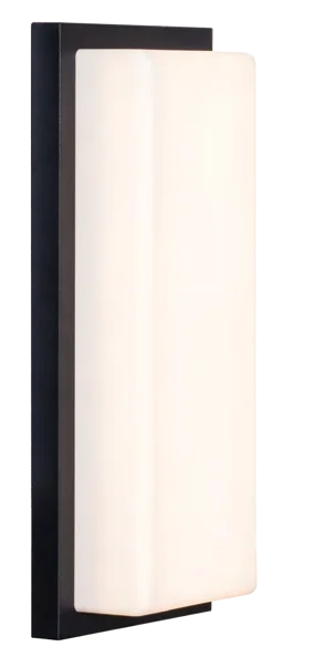 Lone Long Outdoor Wall Light Black LED 24W, view 2