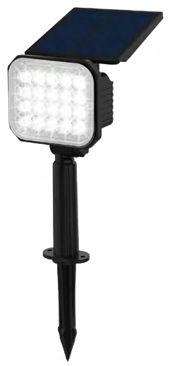 Solar Spot/Spike Light Combo Black LED 4W, view 2