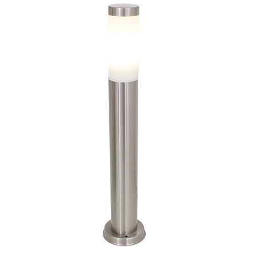 Stainless Steel Plain Bollard Satin Chrome