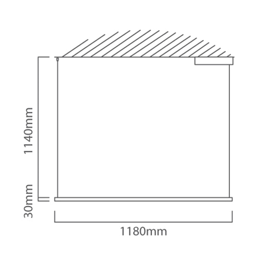Amontillado Pendant Black, Dimension drawing (CAD)
