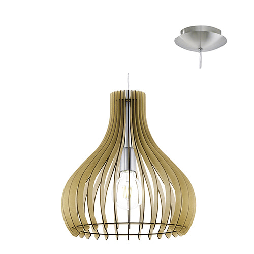 Tindori Pendant Maple E27