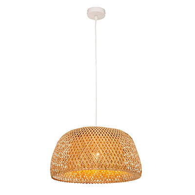 Scarlet 450 Pendant Nature Woven Bamboo E27
