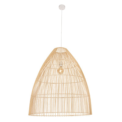 Lup 600 Pendant Nature Woven Rattan E27