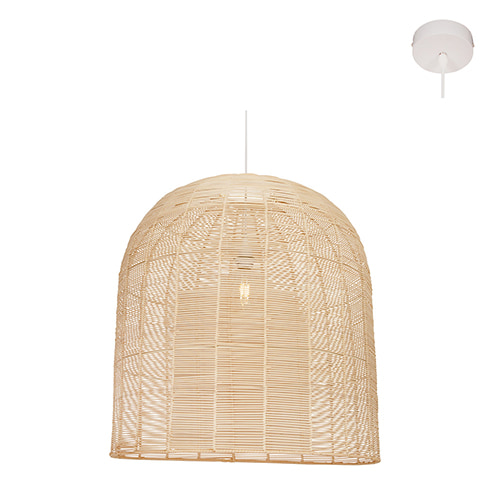 Tesse 420 Pendant Nature Woven Rattan E27