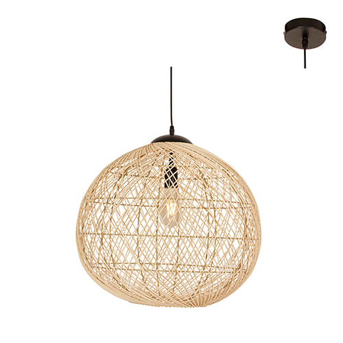 Souira 500 Pendant Nature Woven Rattan E27