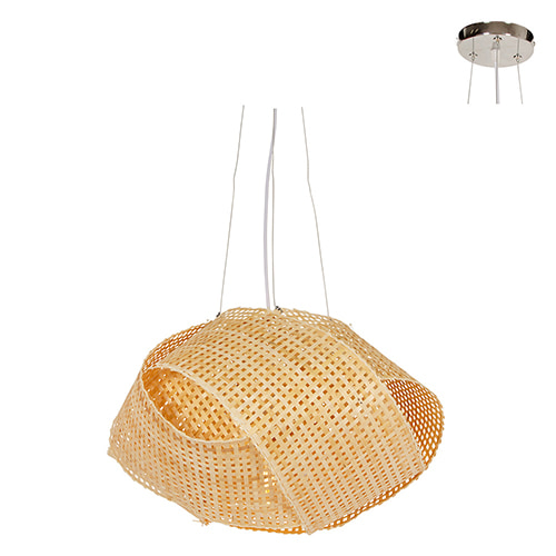 Neda 500 Pendant Nature Woven Bamboo E27