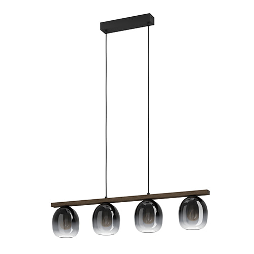 Filago 4LT Pendant Black E27