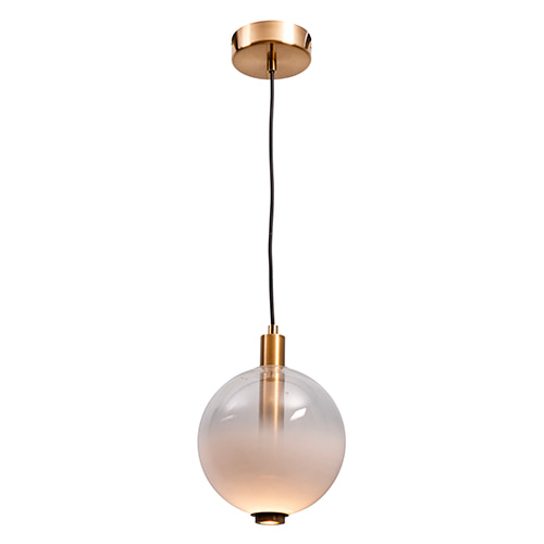 Pendant 200mm Gradient White & Gold LED