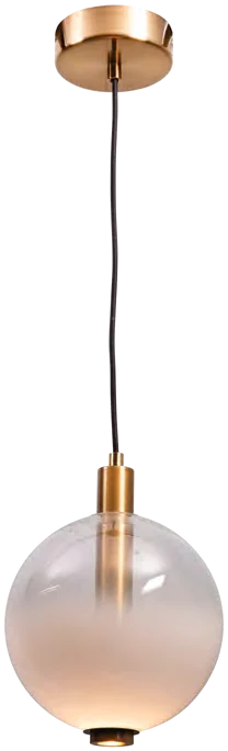Pendant 200mm Gradient White & Gold LED, view 2