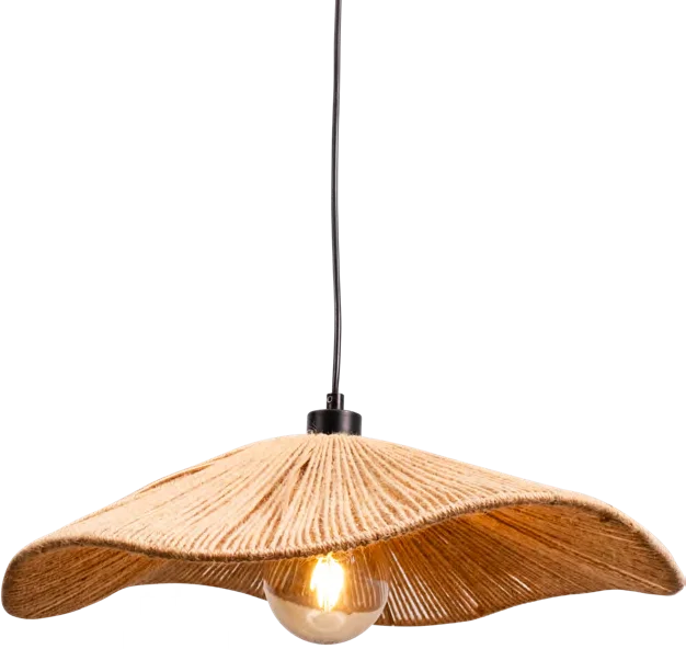 Wave Pendant Hemp LED, view 2