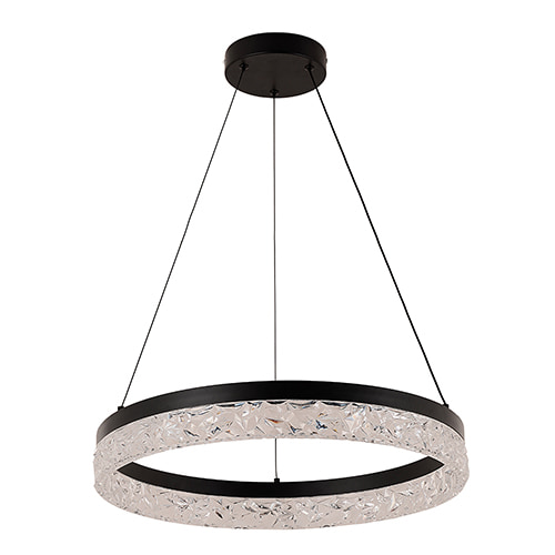 Glint Pendant Black LED 30W 3000K