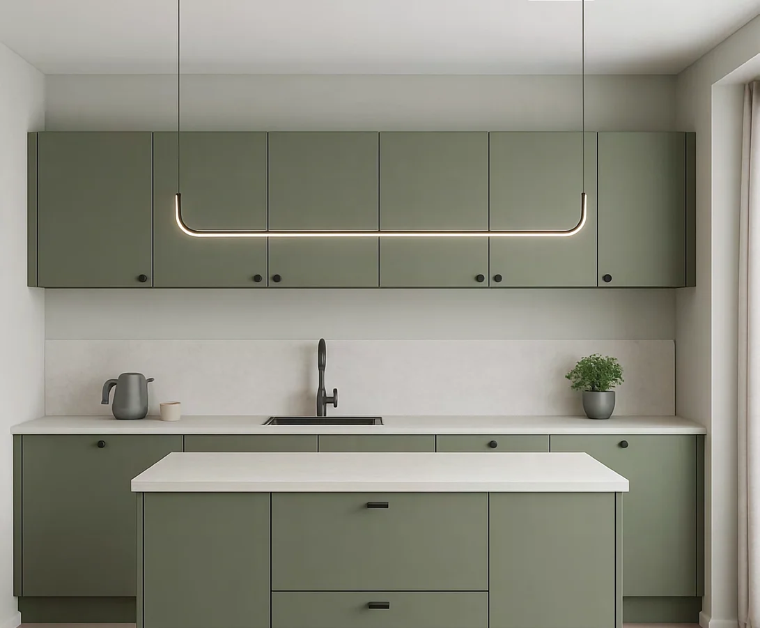 Veo Pendant Black LED 20W 3CCT, view 2