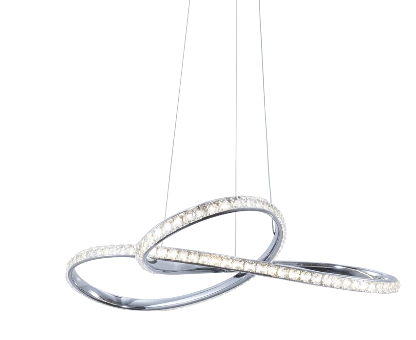Brillia Pendant Chrome LED 40W 3CCT, view 2