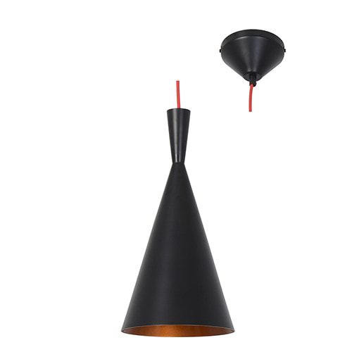 Industria Pendant 190mm Black & Gold E27