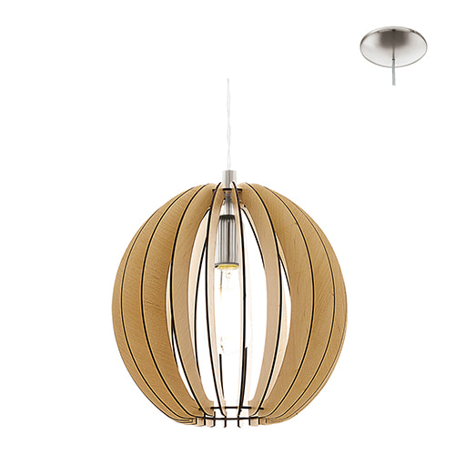 Cossano Pendant 300mm Maple E27