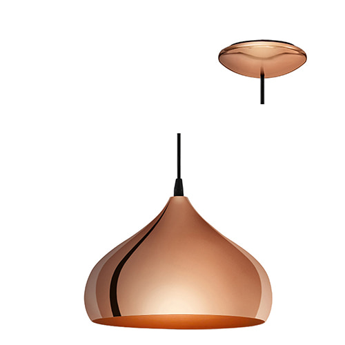 Hapton Pendant 280mm Copper E27
