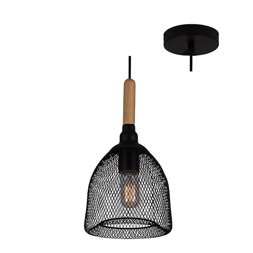 Namada Pendant 180mm Black E27