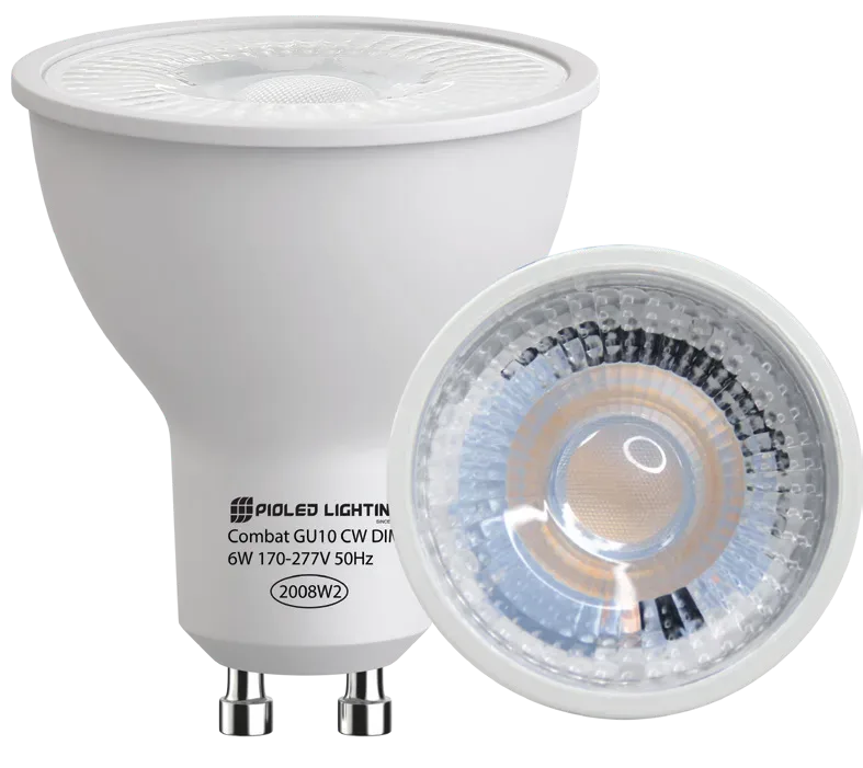 6W LED Combat GU10 6000K Dim