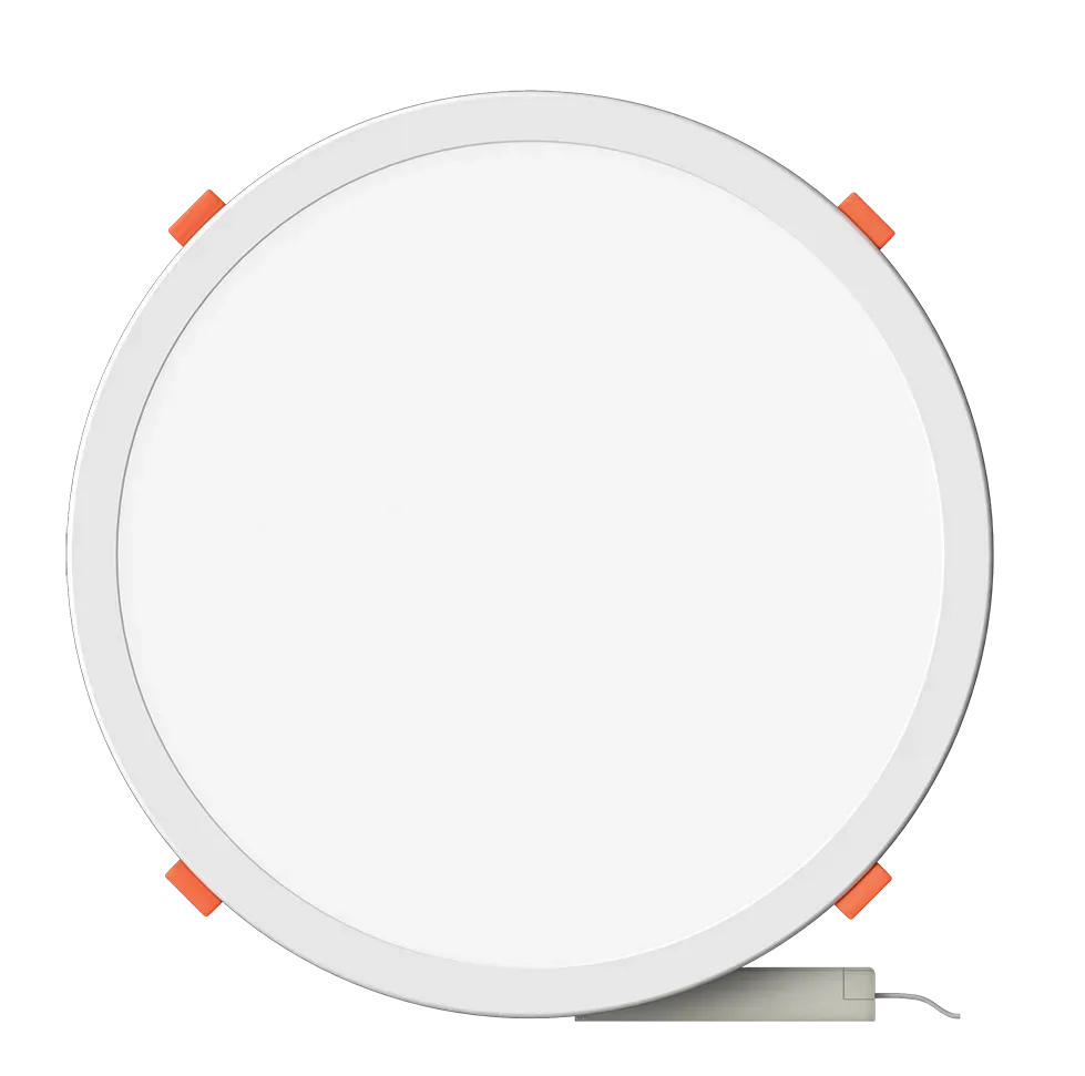 24W Round Recessed 3CCT Panel-W cut275 5Y, view 2