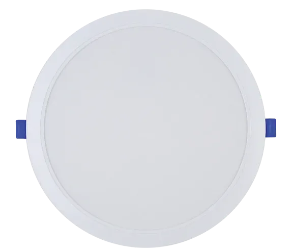 5W Luka 3CCT Backlit Recessed Round Panel White