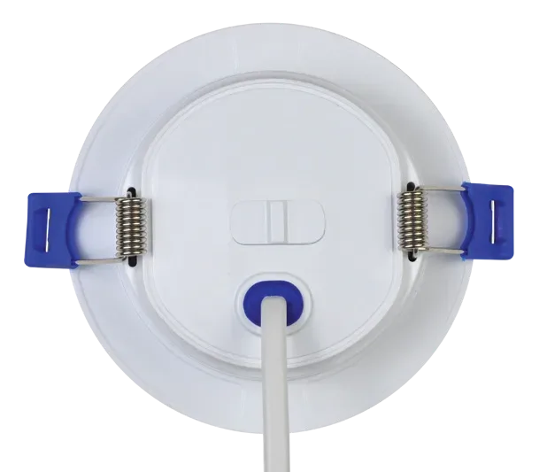 24W Luka 3CCT Backlit Recessed Round Panel White, view 4