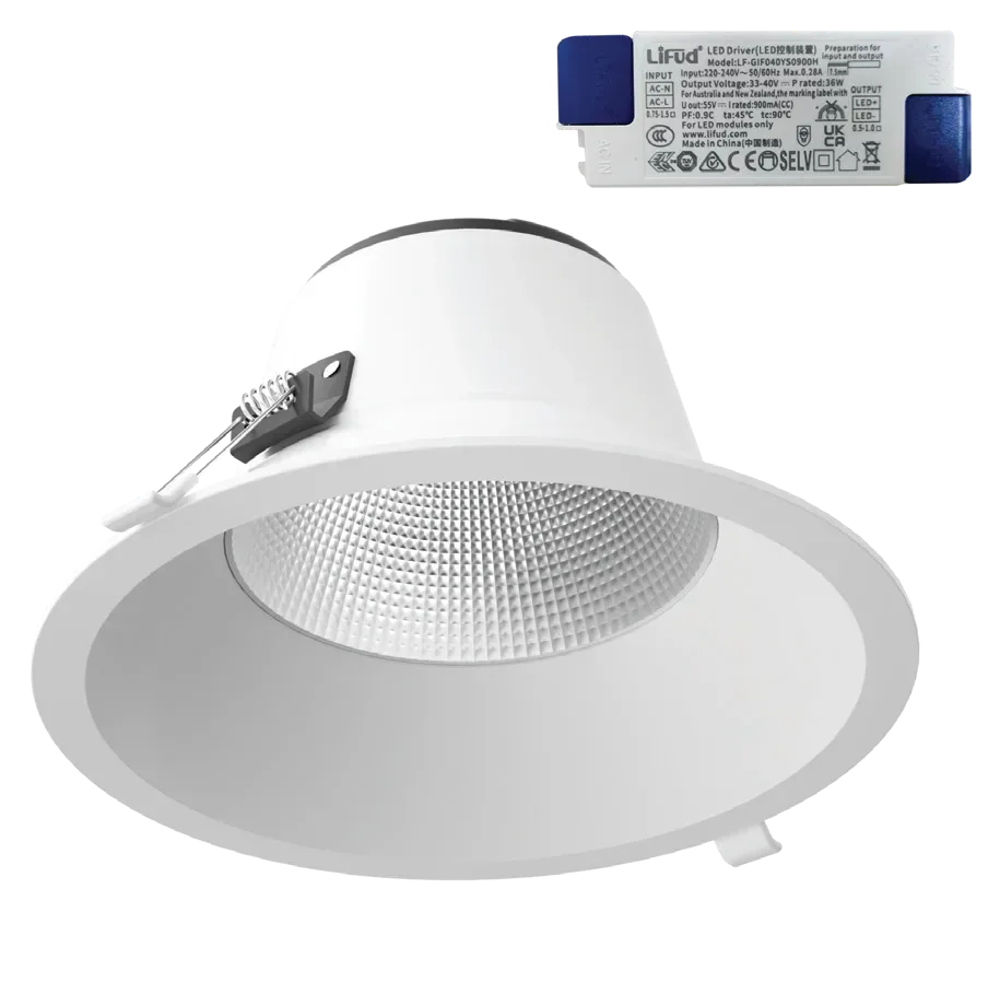 Legend 35W 3CCT IP44 Rec Round Downlight, view 2