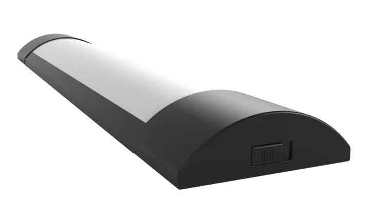 MAMBA 4ft 40W 3/4/6K IP33 Linear light 110lm/W - Black
