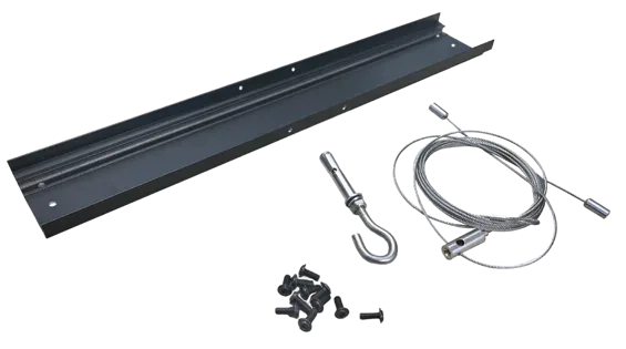 Soniq 3CCT 4Gr Linkable L Shape Linear Light 90D 150lm/W Black, view 3