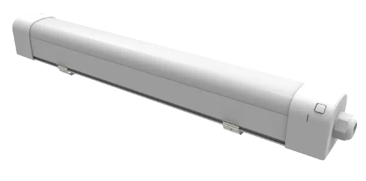 Kuda Max IP65 5ft 3CCT 55/45/36/28W Linear Batten White 140lm/W Emergency kit space, Sensor Ready, view 3
