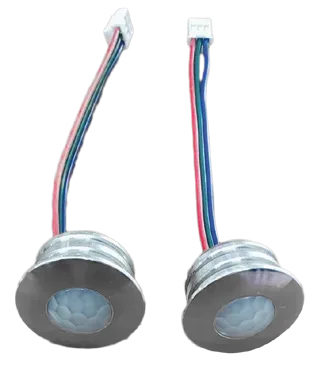 IP54 Recessed Sensors x 2 Silver Ф2mm Cut for R001S