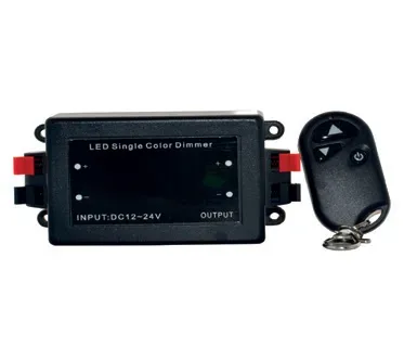 Wireless Dimmer 12V/24V with Remote (5m), max 6A, 96W @12V / 192W @24V