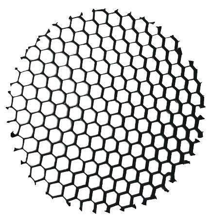 Black Honeycomb D48x2mm - Fixture accessories