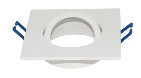 GU10 CNC Aluminium Fixture Square White Tilt