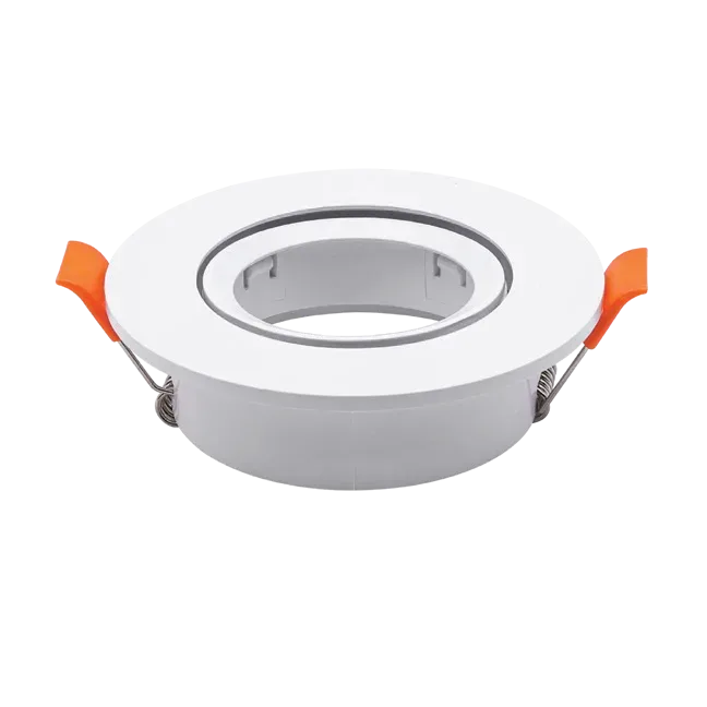 PC Coastal GU10 Fixture White Round Tilt