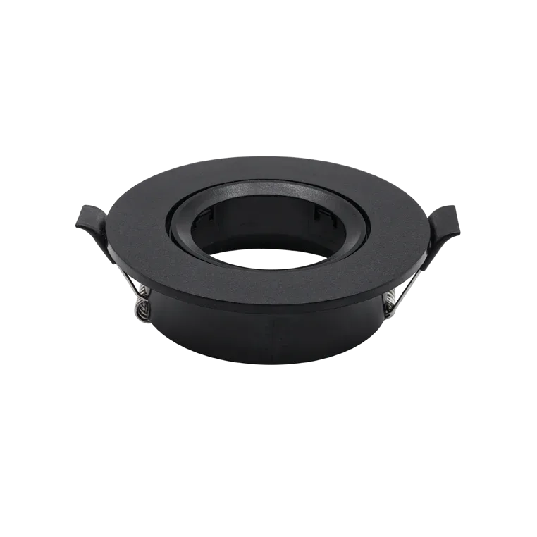 PC Coastal GU10 Fixture Black Round Tilt