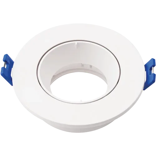 PC Coastal GU10 Fixture White Round Front Tilt Anti-Glare (front change)