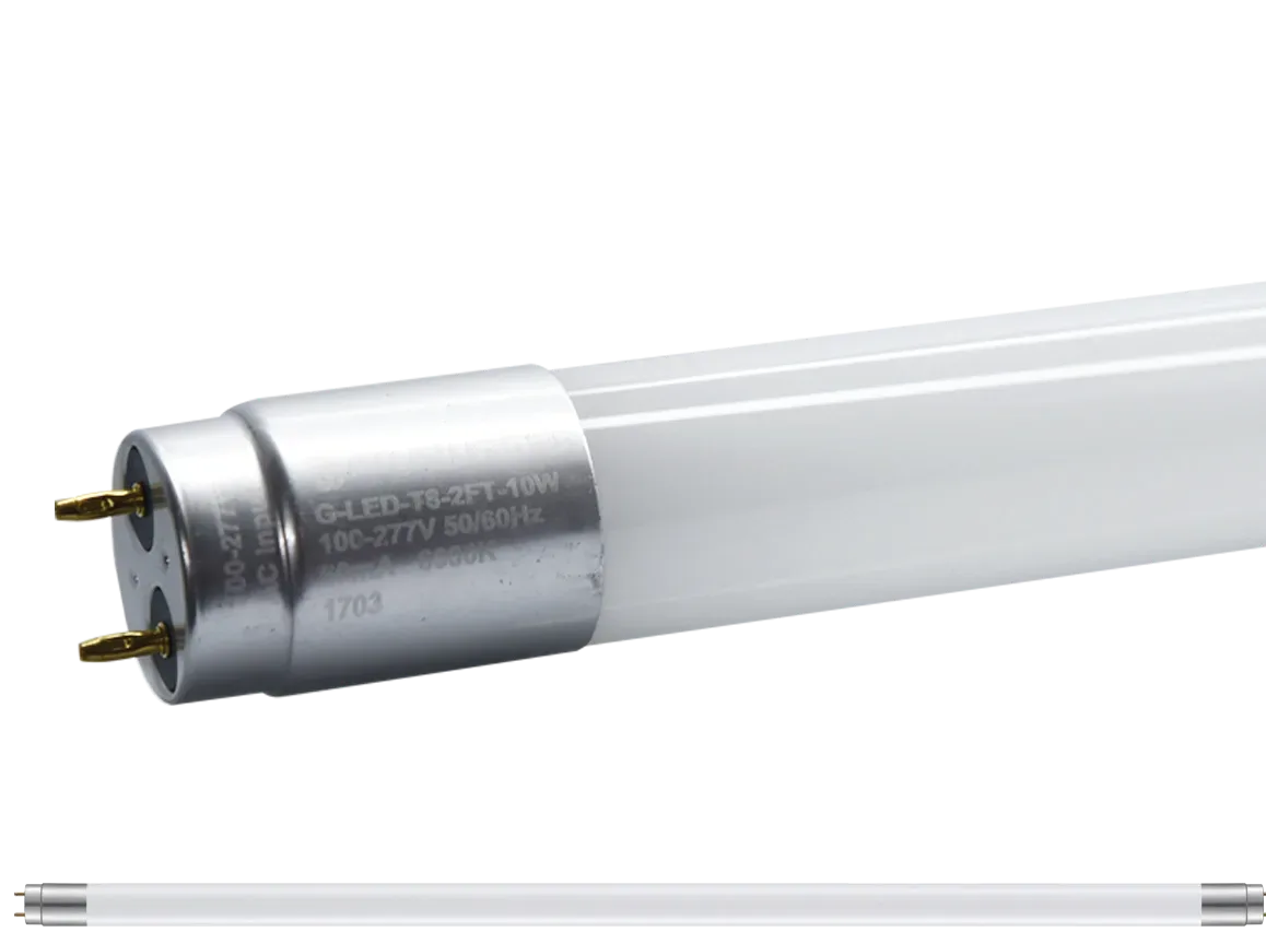 10W T8 Premium Glass Tube 2ft 6000K