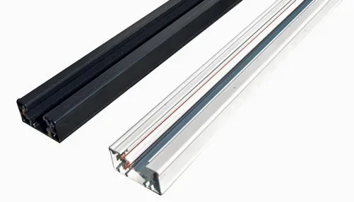 1m 3-Wire Track Set incl. power feed & end cap Black