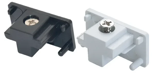 3-Wire Track End Cap Black